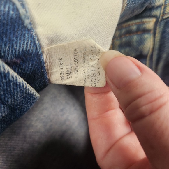 Gap Workforce Denim Vintage Jean Jacket Adult S Rustic Western Farmcore - Picture 5 of 7